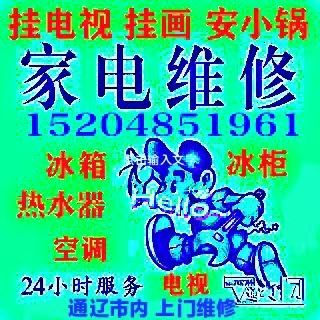 上門修家電，掛電視，掛畫，安小鍋，安熱水器15204851961