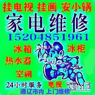 上門修家電，掛電視，掛畫(huà)，安小鍋，安熱水器15204851961